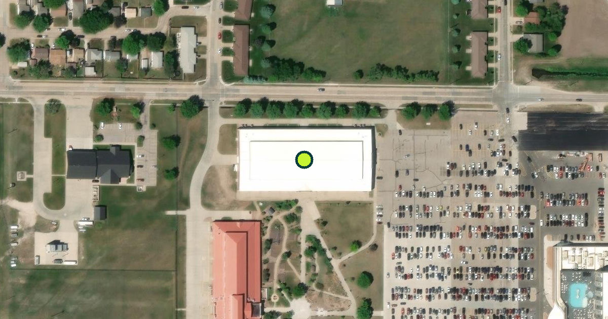 Satellite view of 4-H/FFA Fieldhouse