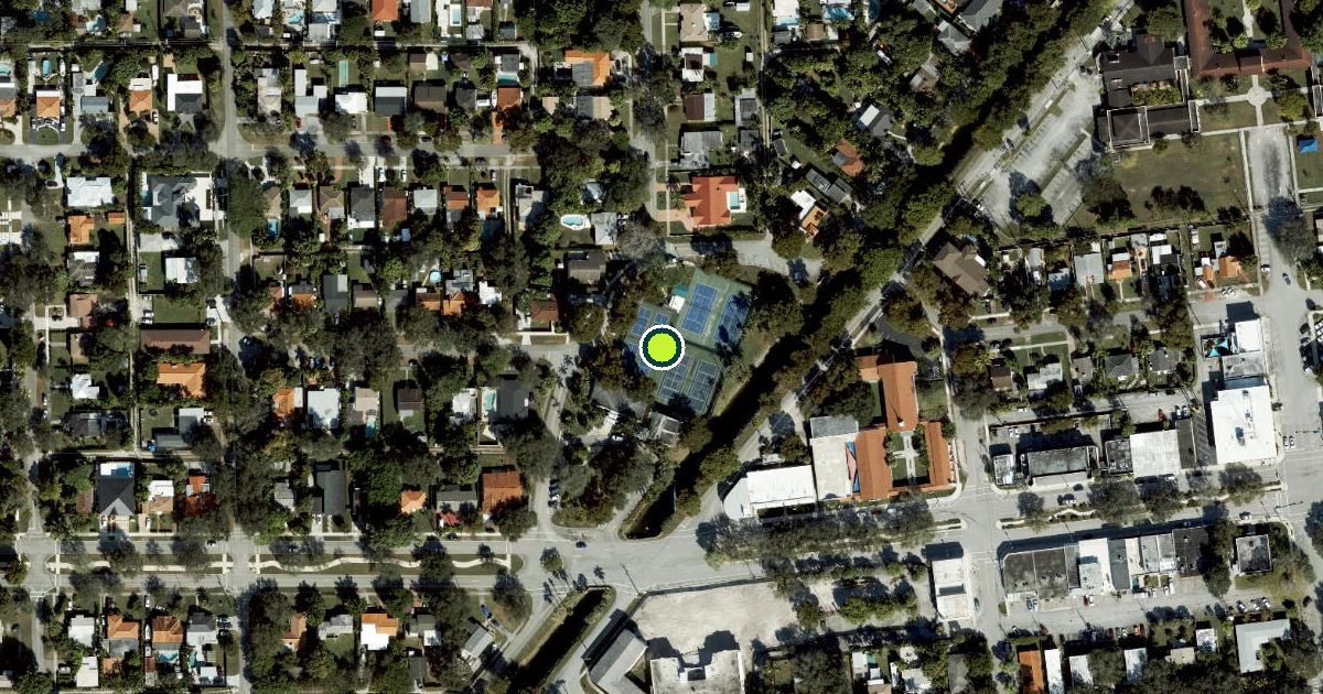 Satellite view of 401 Westward Dr, Miami Springs, FL 33166