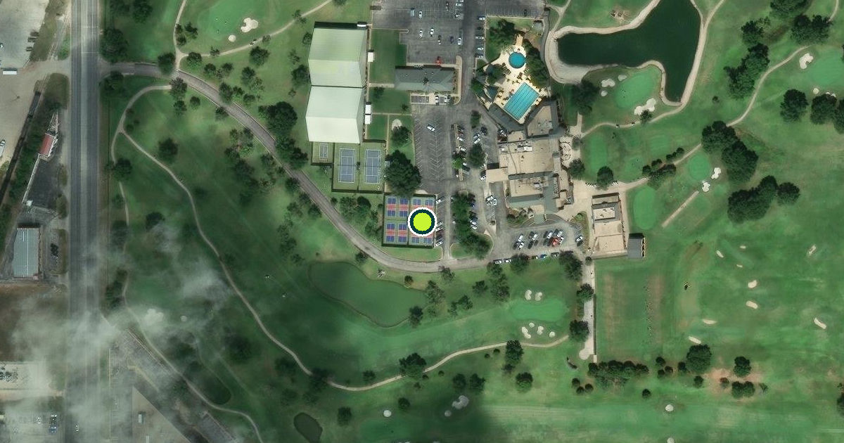 Satellite view of Abilene Pickleball Courts