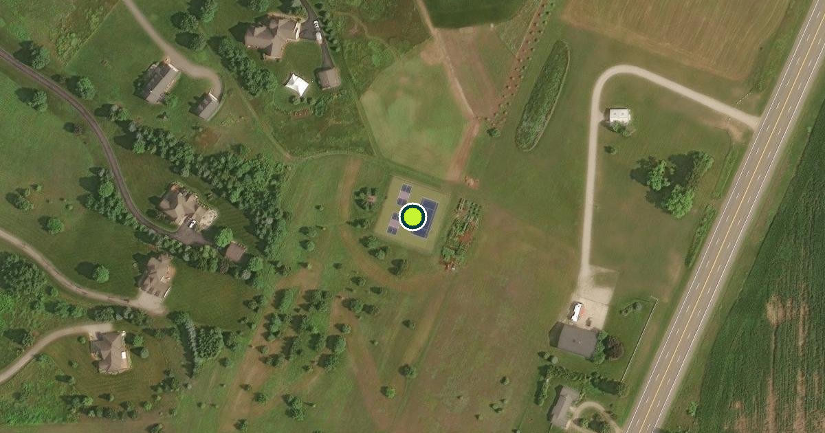 Satellite view of Acme Township Pickleball Courts