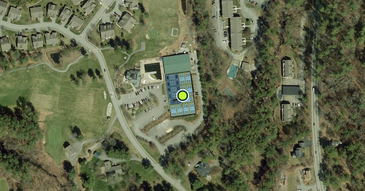 Satellite view of Acton Pickleball Courts