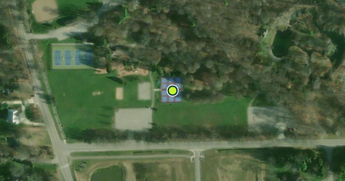 Satellite view of Ada Township Pickleball Courts
