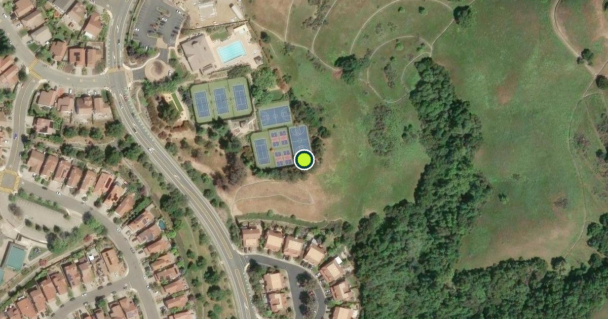 Satellite view of Alameda County Pickleball Courts