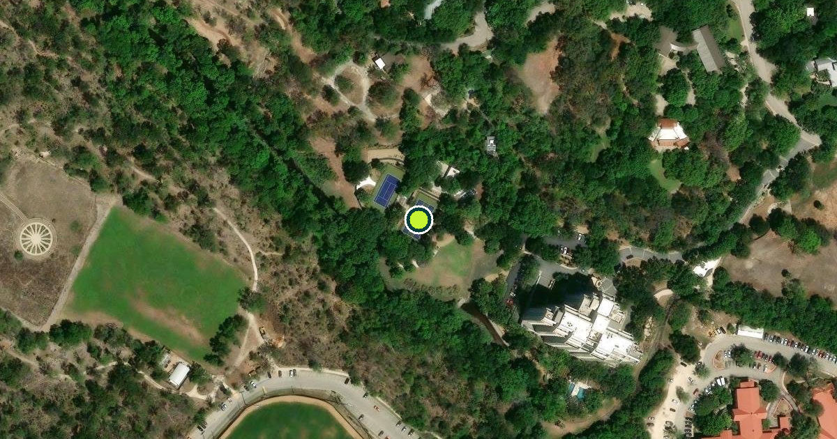 Satellite view of Alamo Heights Pickleball Courts