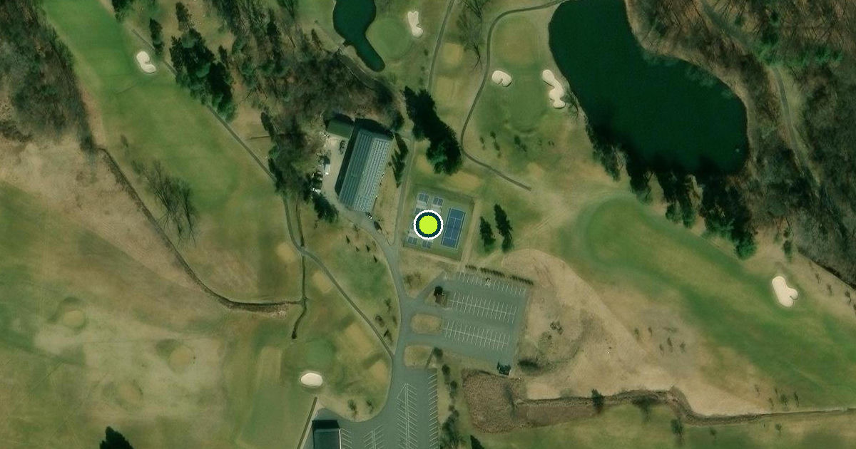 Satellite view of Albany County Pickleball Courts