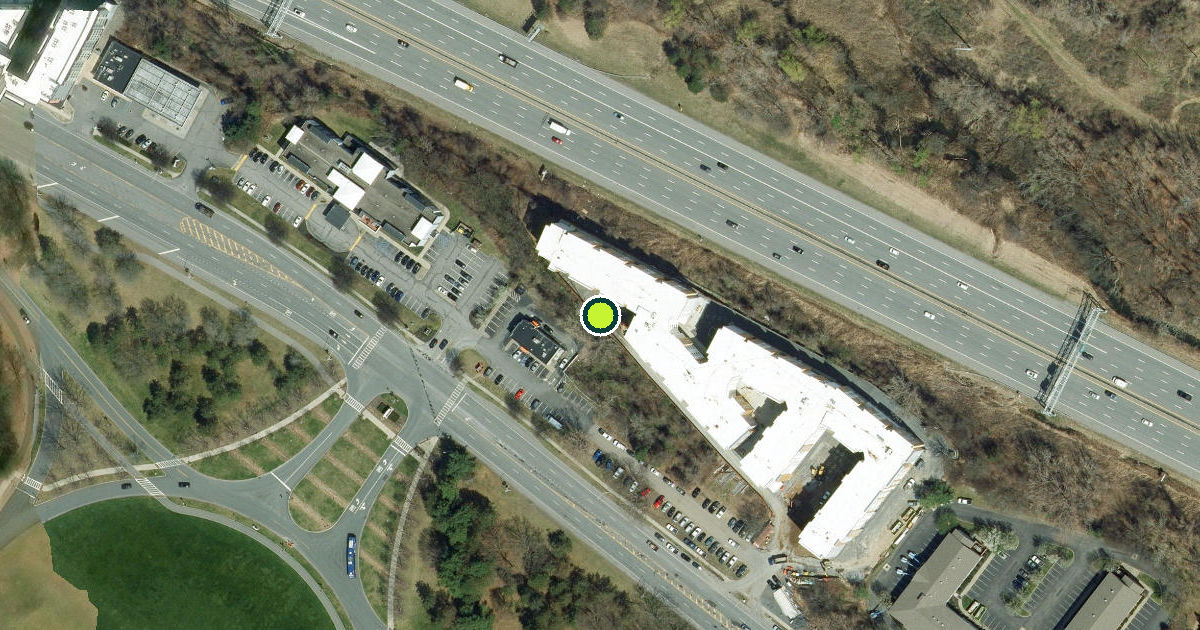 Satellite view of Albany County Pickleball Courts