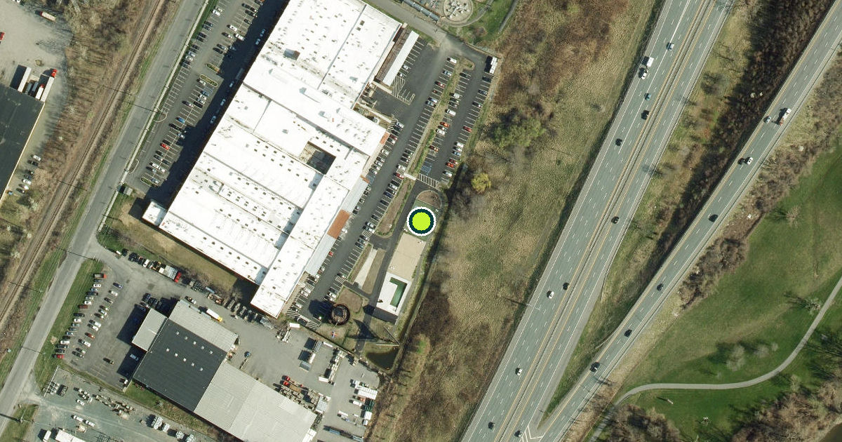 Satellite view of Albany County Pickleball Courts