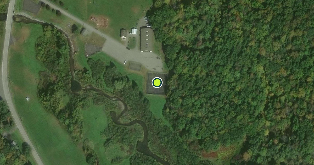 Satellite view of Albany County Pickleball Courts