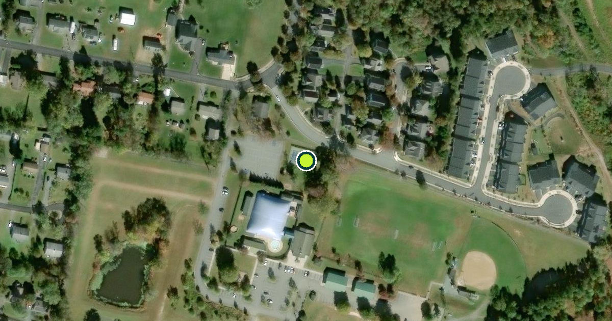 Satellite view of Albemarle County Pickleball Courts
