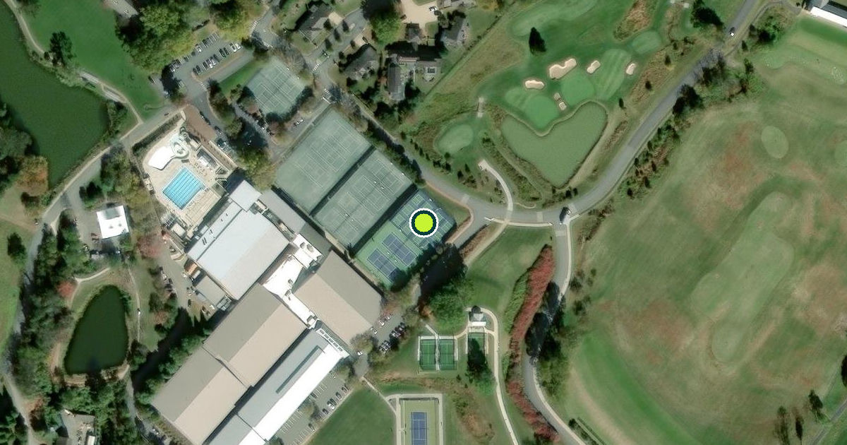 Satellite view of Albemarle County Pickleball Courts
