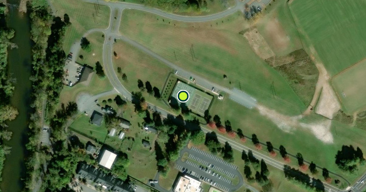 Satellite view of Albemarle County Pickleball Courts