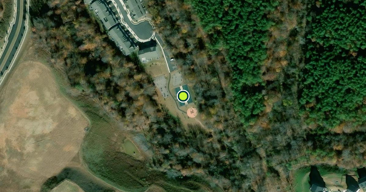 Satellite view of Albemarle County Pickleball Courts