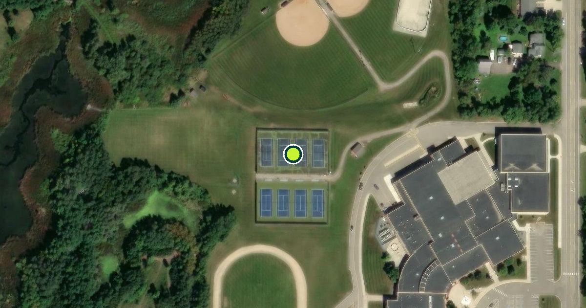 Satellite view of Alexandria Pickleball Courts