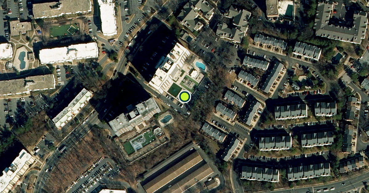 Satellite view of Alexandria Pickleball Courts
