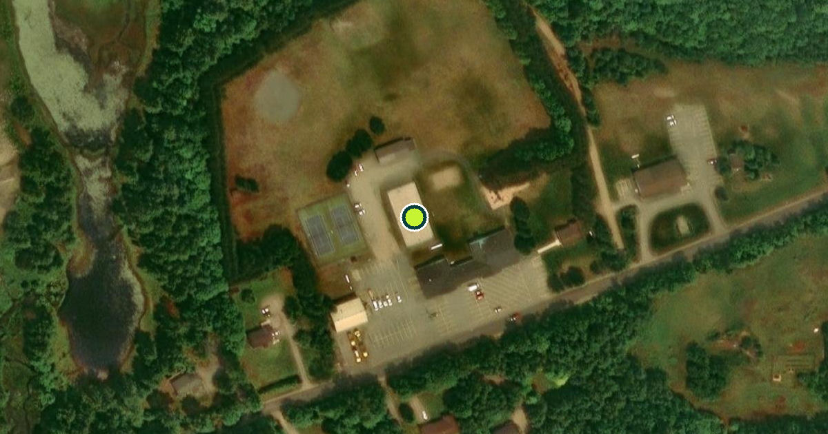 Satellite view of Algonquin Highlands Pickleball Courts