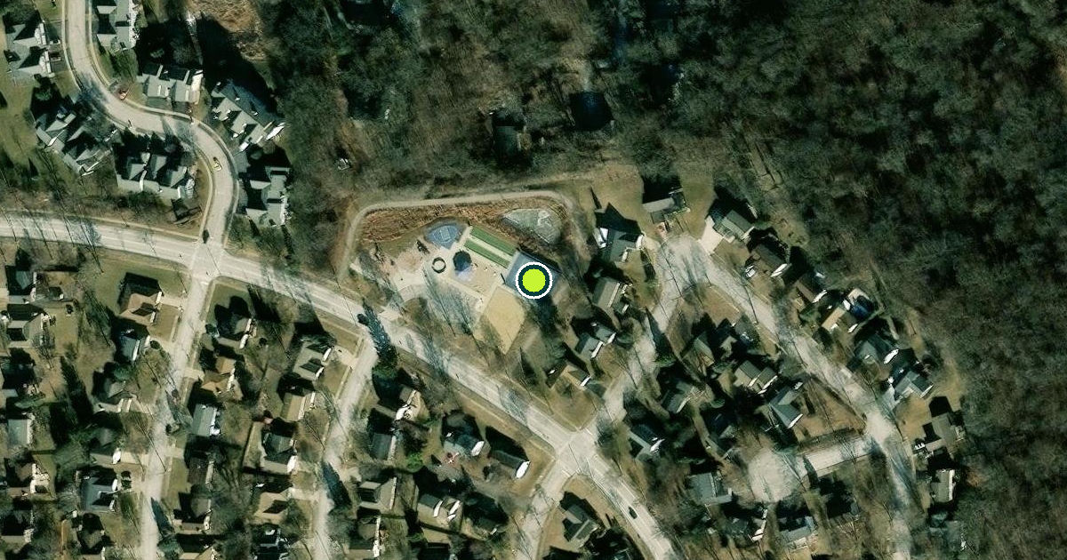 Satellite view of Algonquin Pickleball Courts