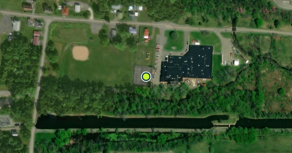 Satellite view of Allegany County Pickleball Courts