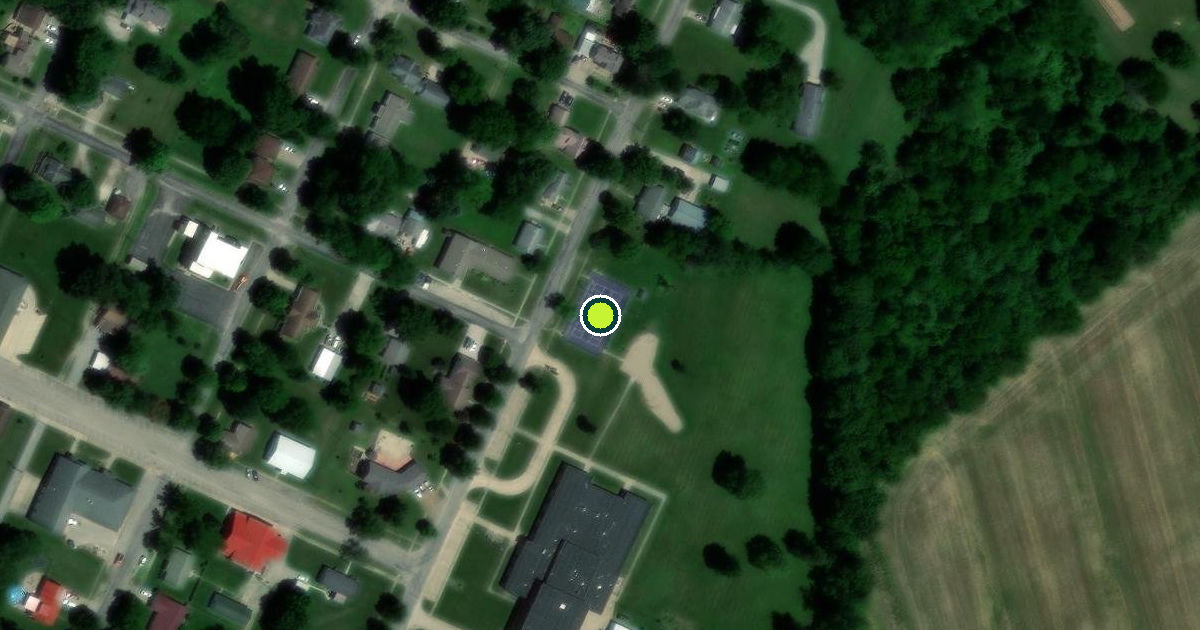 Satellite view of Allendale Pickleball Courts