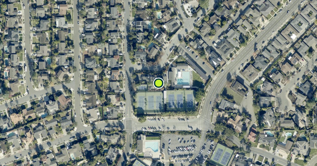 Satellite view of Almaden Swim & Racquet Club