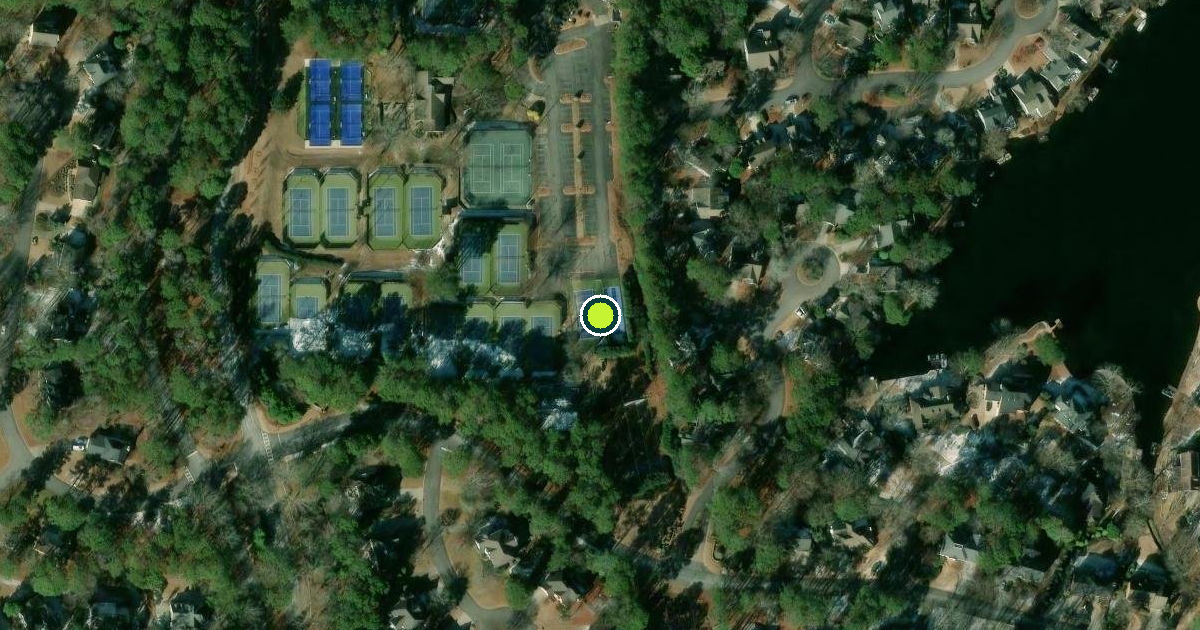 Satellite view of Alpharetta Pickleball Courts
