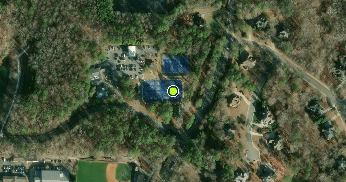 Satellite view of Alpharetta Pickleball Courts