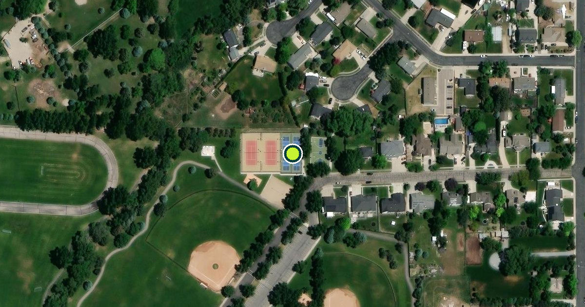 Satellite view of Alpine Pickleball Courts