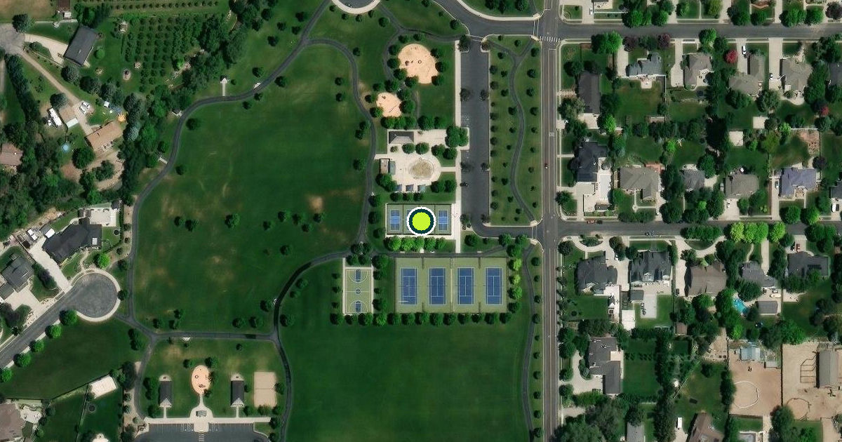 Satellite view of Alpine Pickleball Courts