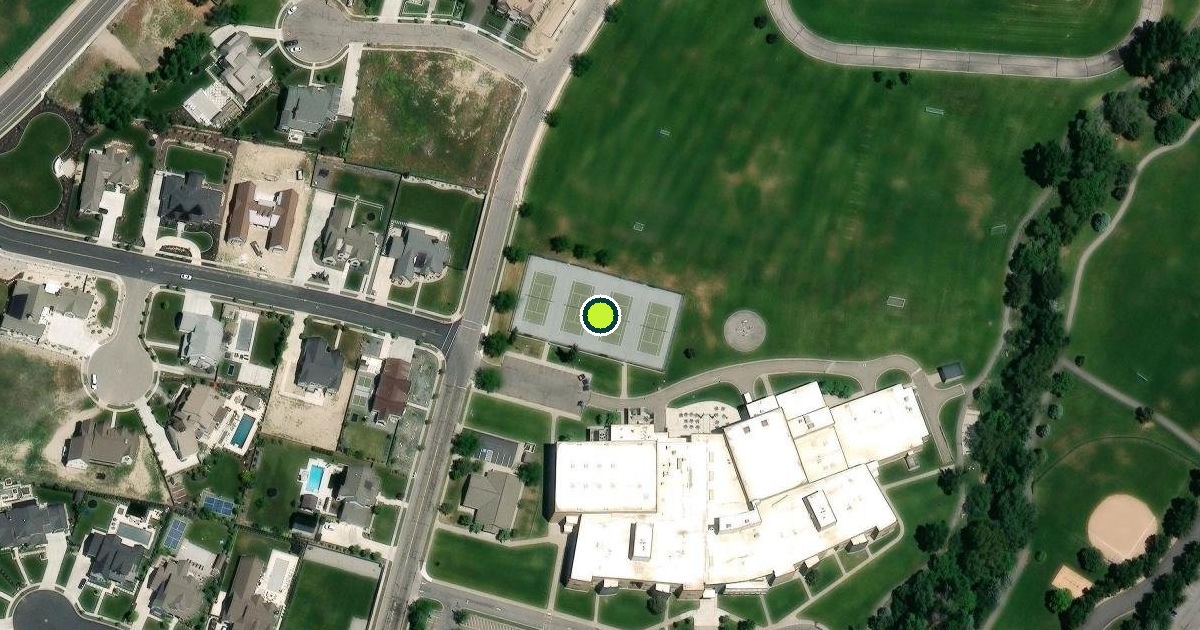 Satellite view of Alpine Pickleball Courts