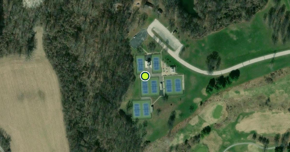Satellite view of Alton Pickleball Courts