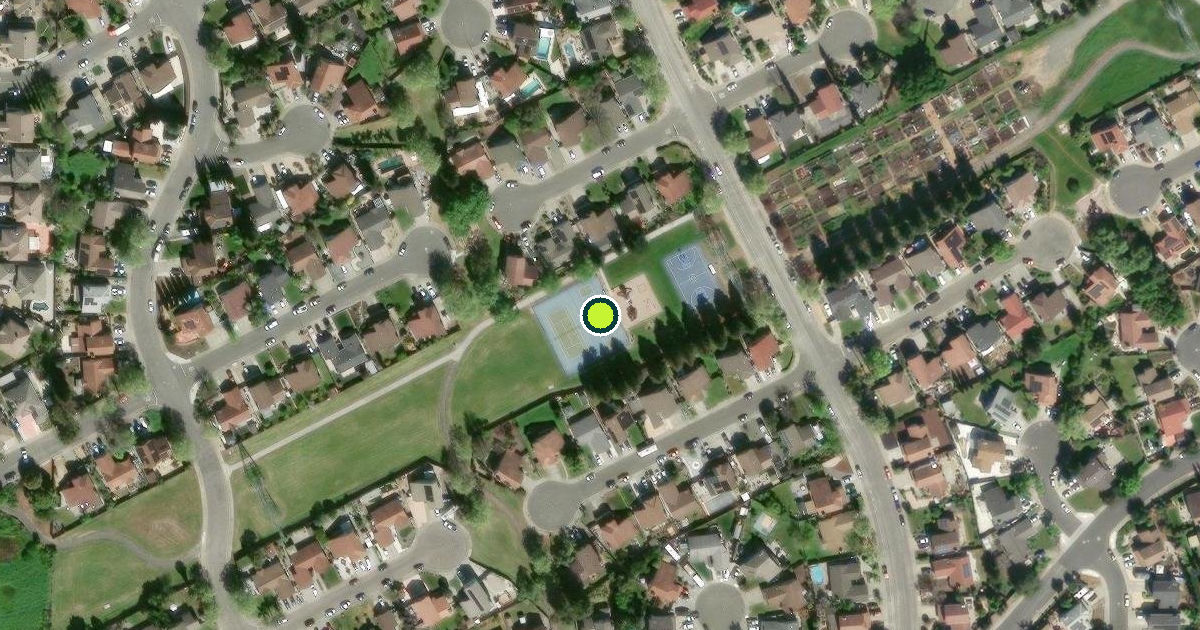 Satellite view of American Canyon Pickleball Courts