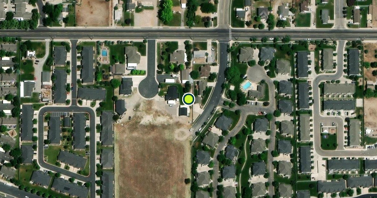 Satellite view of American Fork Pickleball Courts