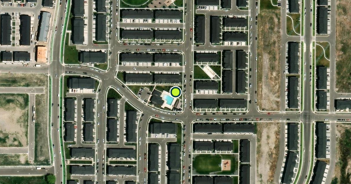 Satellite view of American Fork Pickleball Courts