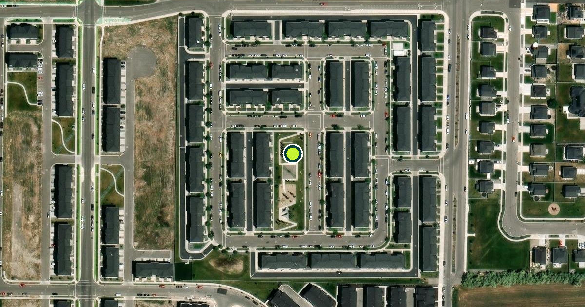 Satellite view of American Fork Pickleball Courts