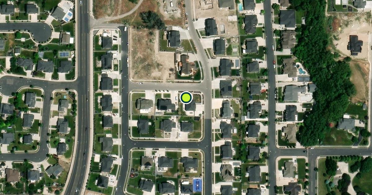 Satellite view of American Fork Pickleball Courts