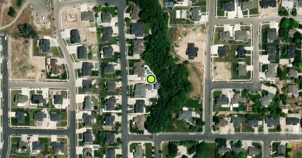 Satellite view of American Fork Pickleball Courts