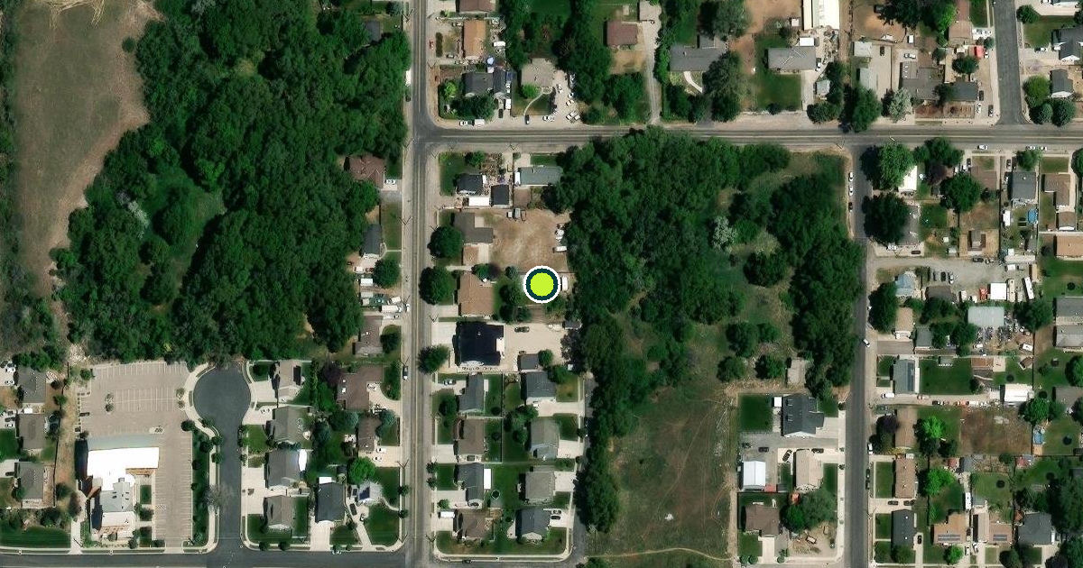 Satellite view of American Fork Pickleball Courts