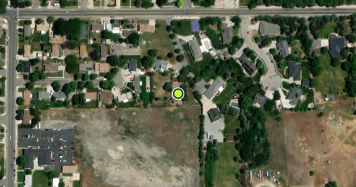 Satellite view of American Fork Pickleball Courts