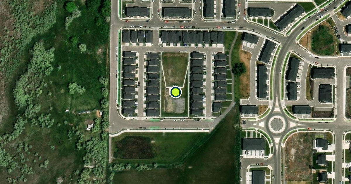 Satellite view of American Fork Pickleball Courts