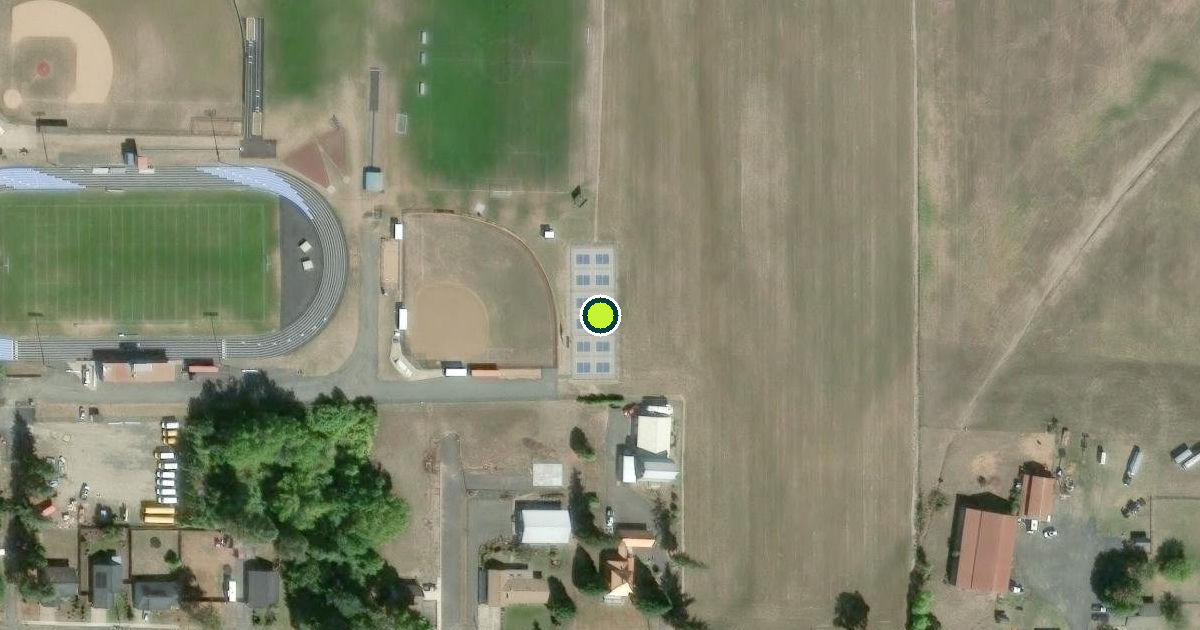 Satellite view of Amity Pickleball Courts