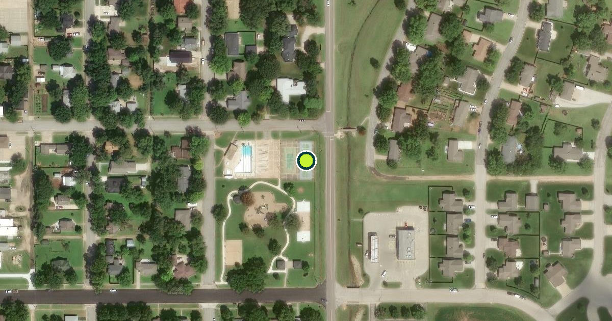 Satellite view of Andale Pickleball Courts