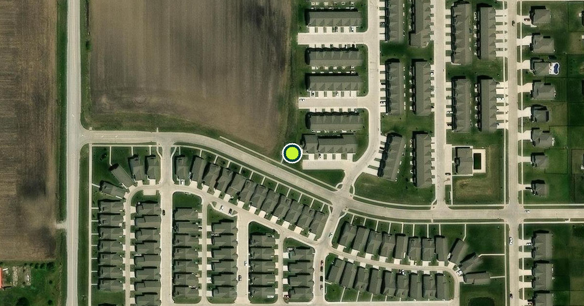 Satellite view of Ankeny Pickleball Courts