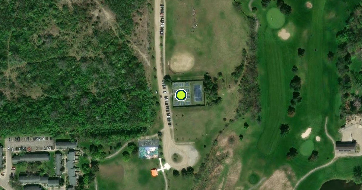 Satellite view of Ann Arbor Pickleball Courts