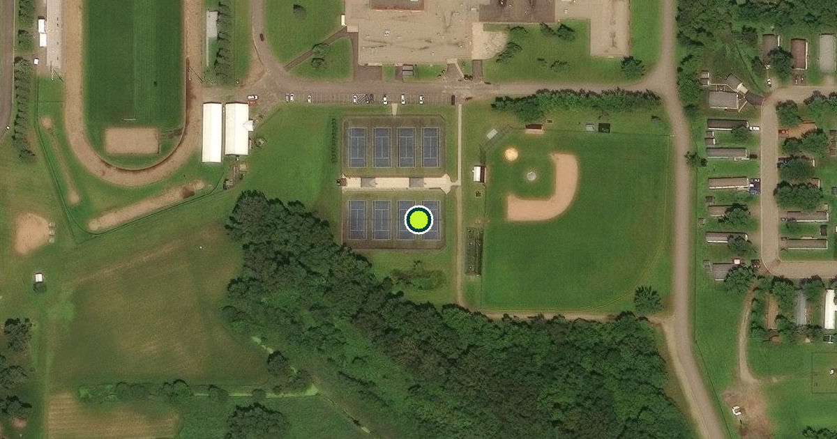 Satellite view of Annandale Pickleball Courts