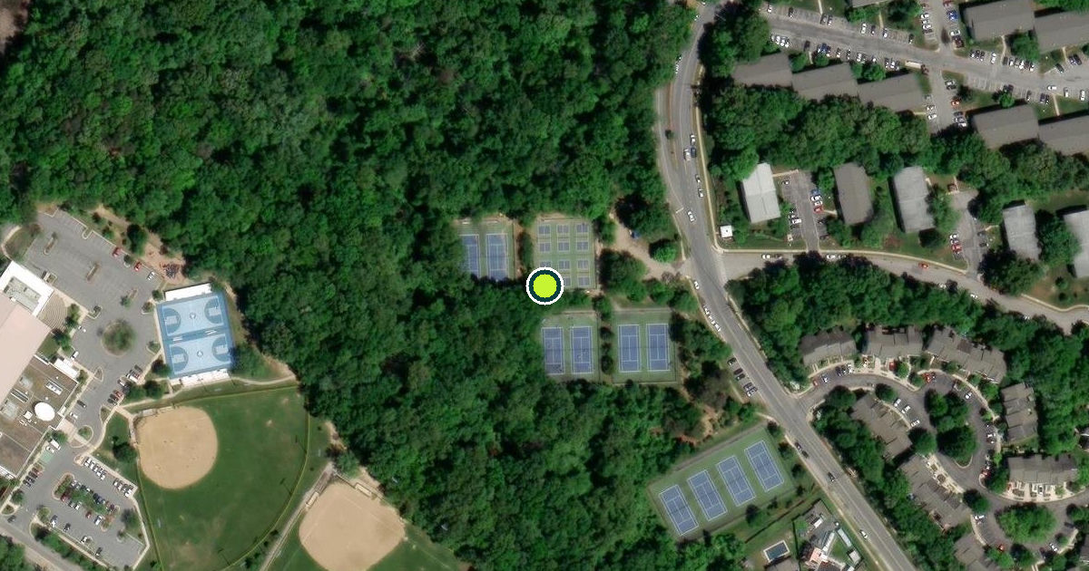 Satellite view of Annapolis Pickleball Courts