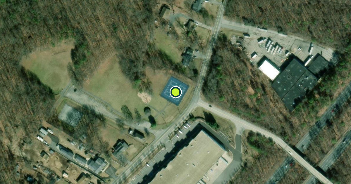 Satellite view of Anne Arundel County Pickleball Courts