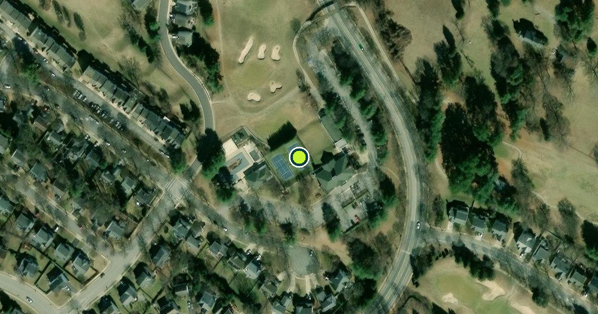 Satellite view of Anne Arundel County Pickleball Courts