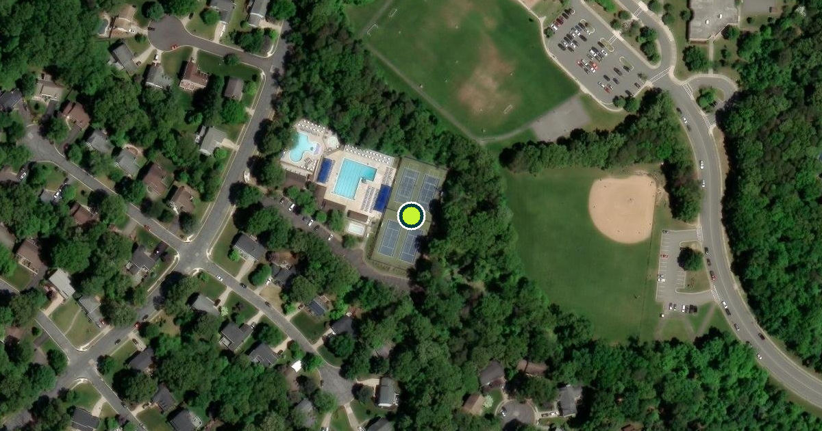Satellite view of Anne Arundel County Pickleball Courts
