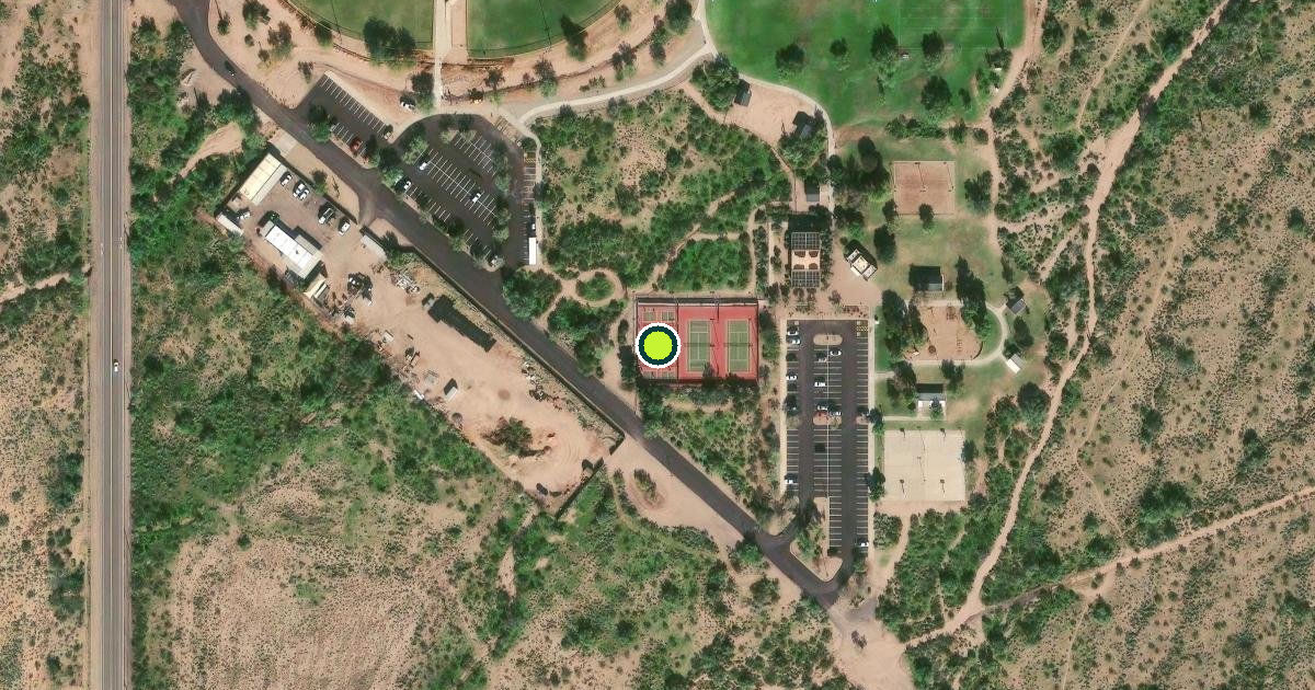 Satellite view of Apache Junction Pickleball Courts