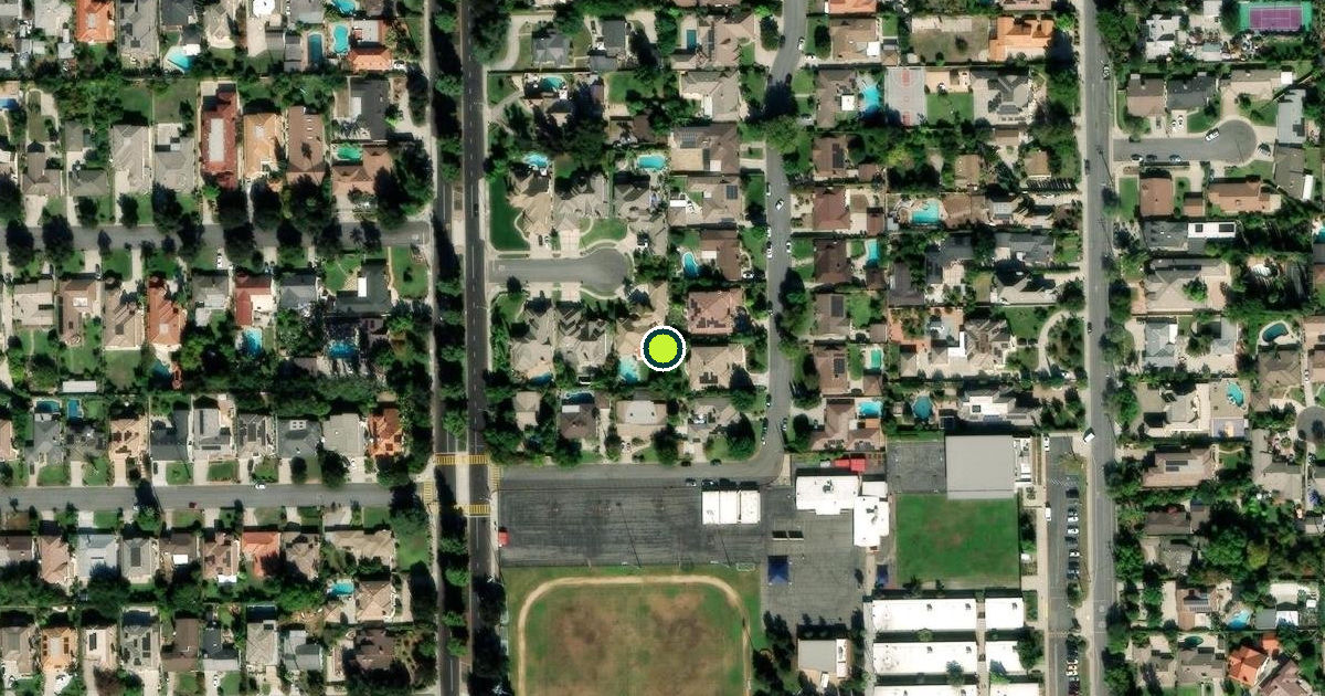Satellite view of Arcadia Pickleball Courts