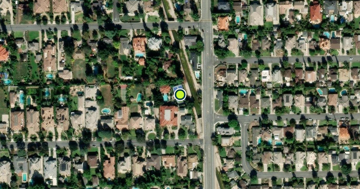 Satellite view of Arcadia Pickleball Courts